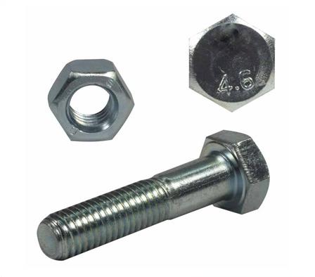 BOLT HEX HD 4.6 ZINC M16 X 150MM B/N